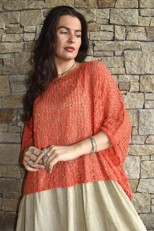 Cloud Loose Box Knit Watermelon /10=